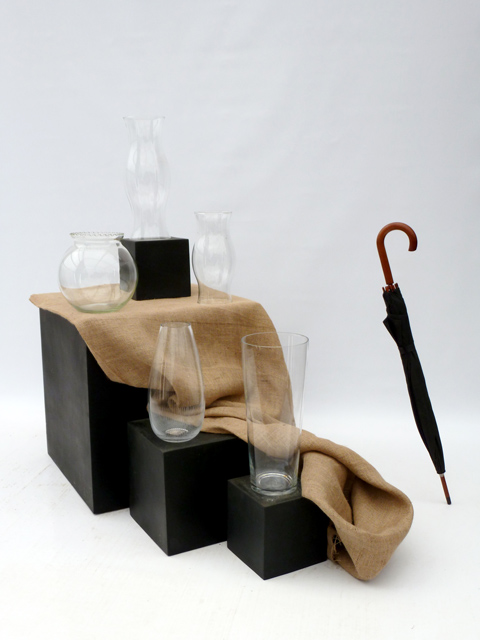 Glass-vases-and-candle-covers.-H30-50cm