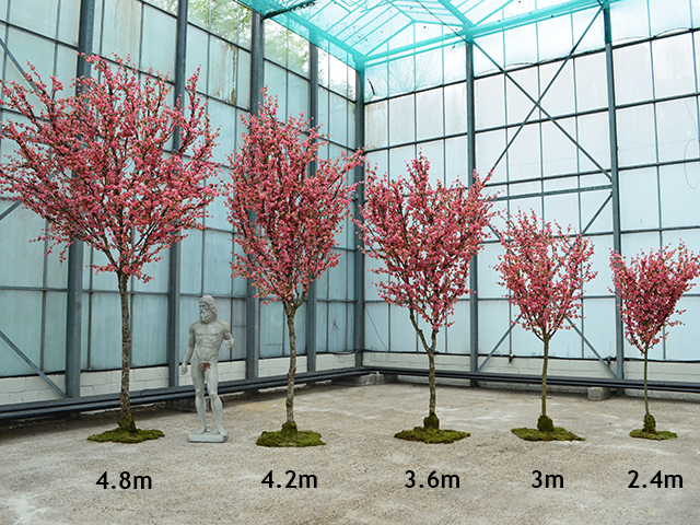 Artificial Pink Blossom Trees