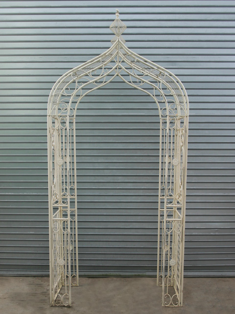 Pointed Wrought Iron Arch