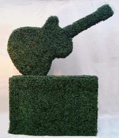 Topiary Sculptures - Guitar