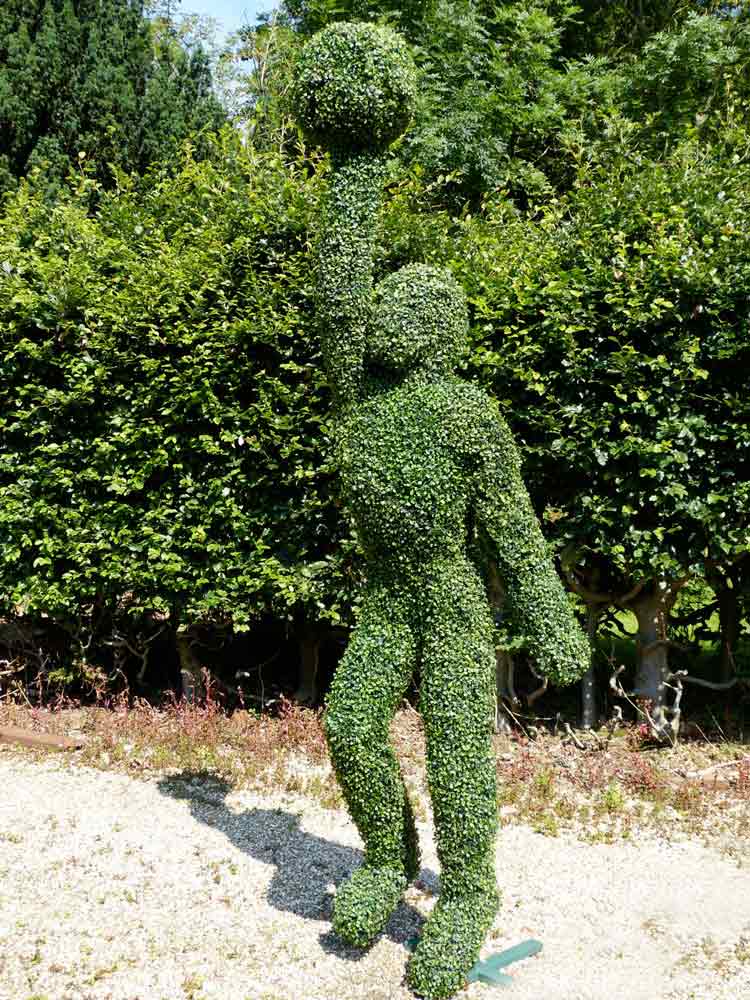 Topiary Sculptures - Basketball Player