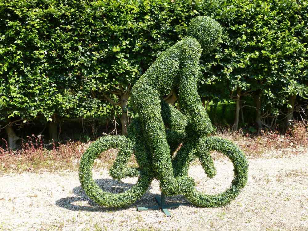 Topiary Sculptures - Cyclist